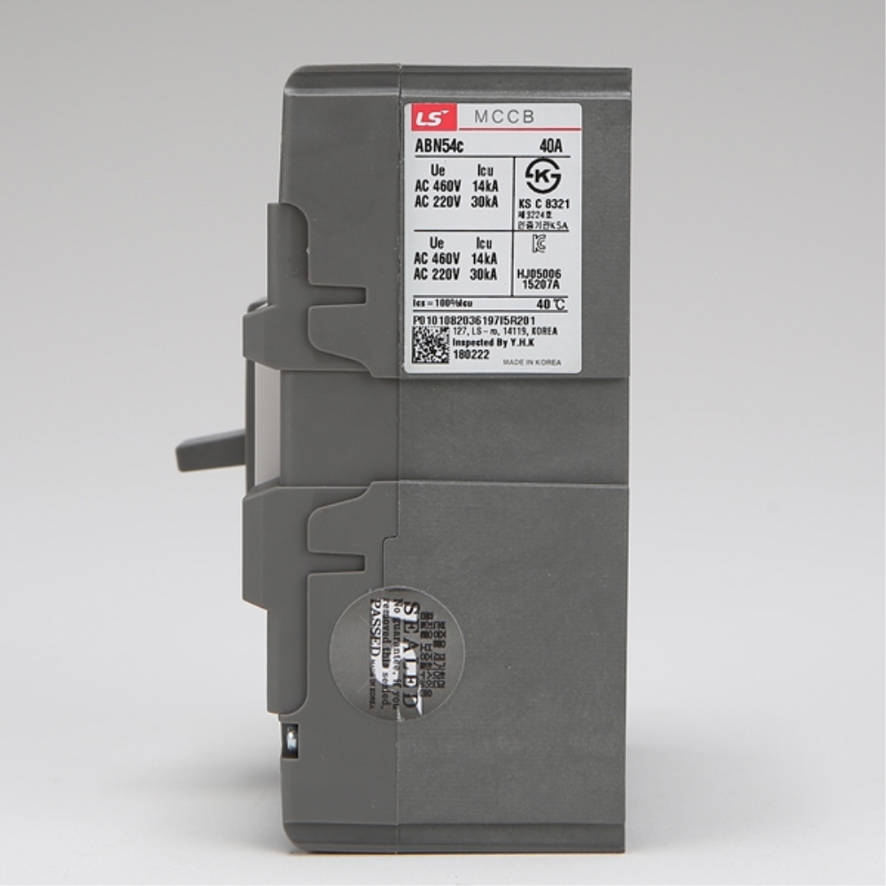 산업용 Metasol MCCB 배선차단기 ABN 54C 4P 40A 30kA LS일렉트릭 - 상세 이미지 4