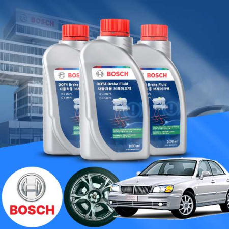 [자체제작]그랜저XG(98~05) 2.0 보쉬 정품 고성능 DOT4 브레이크오일 1L