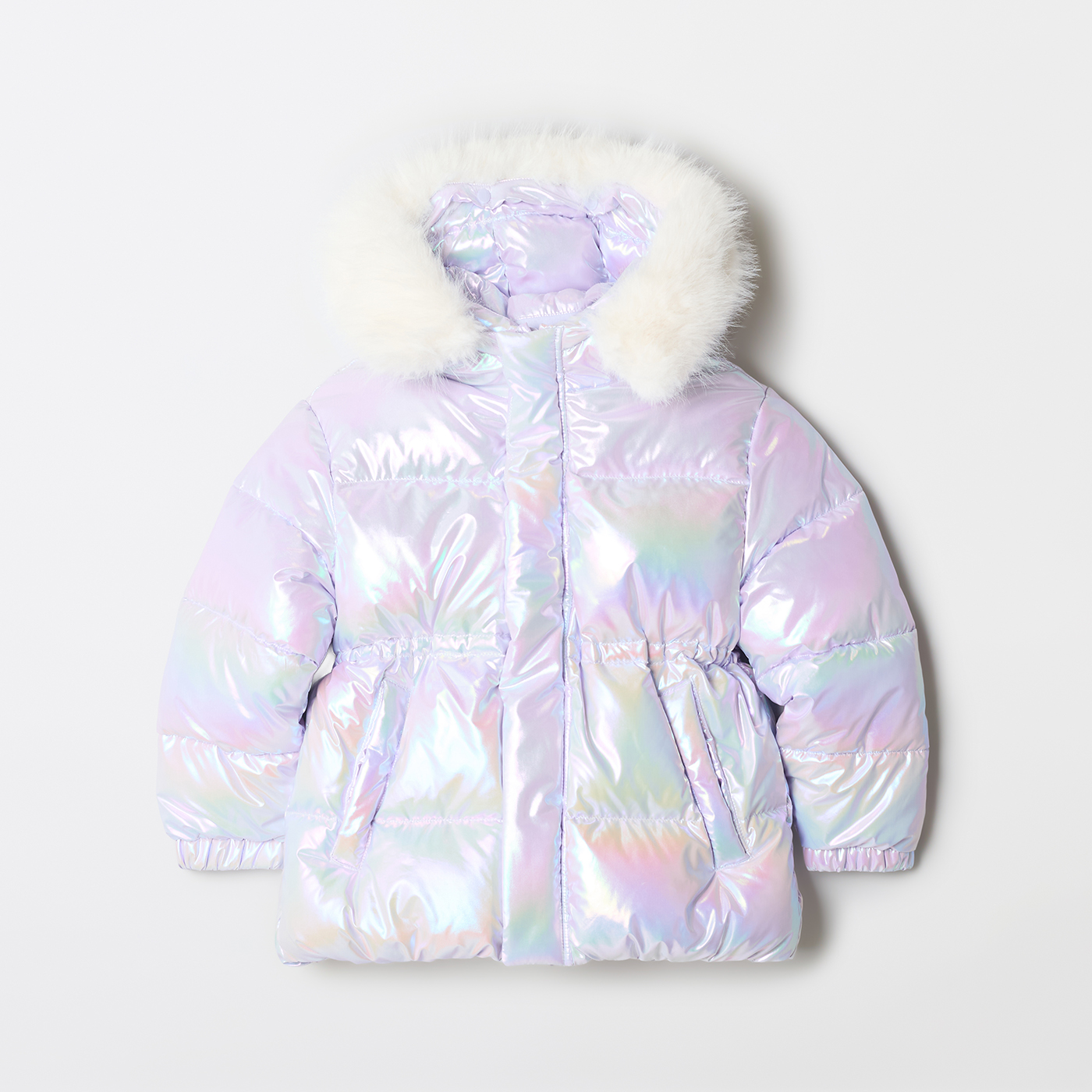 [당일출고] 스파오키즈 파스텔 퍼 탈착 후드 푸퍼 (하이브리드 다운) SPJDF4VKG1