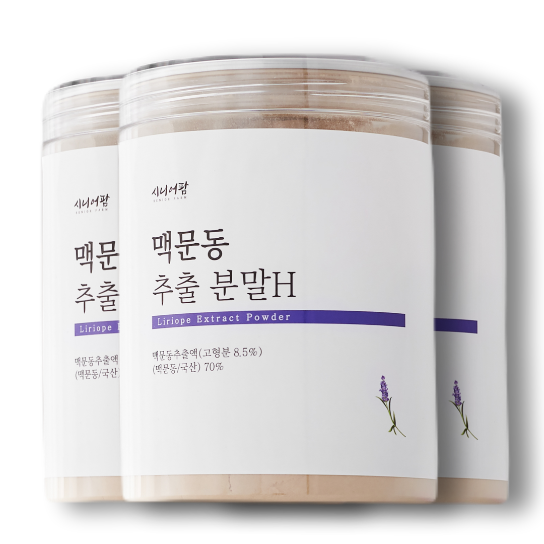 맥문동 가루 분말 추출 분말 3개월분 250g, 3개 - 상품 이미지