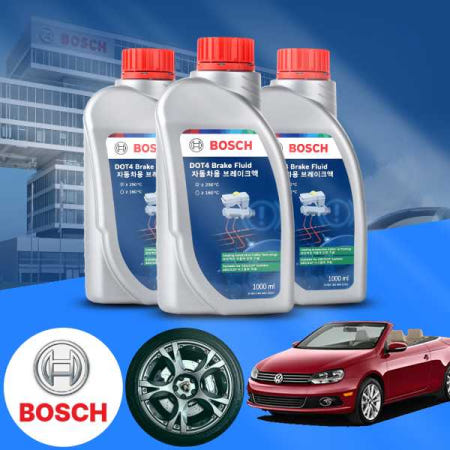 [자체제작]폭스바겐 이오스 1.4 보쉬 정품 고성능 DOT4 브레이크오일 1L