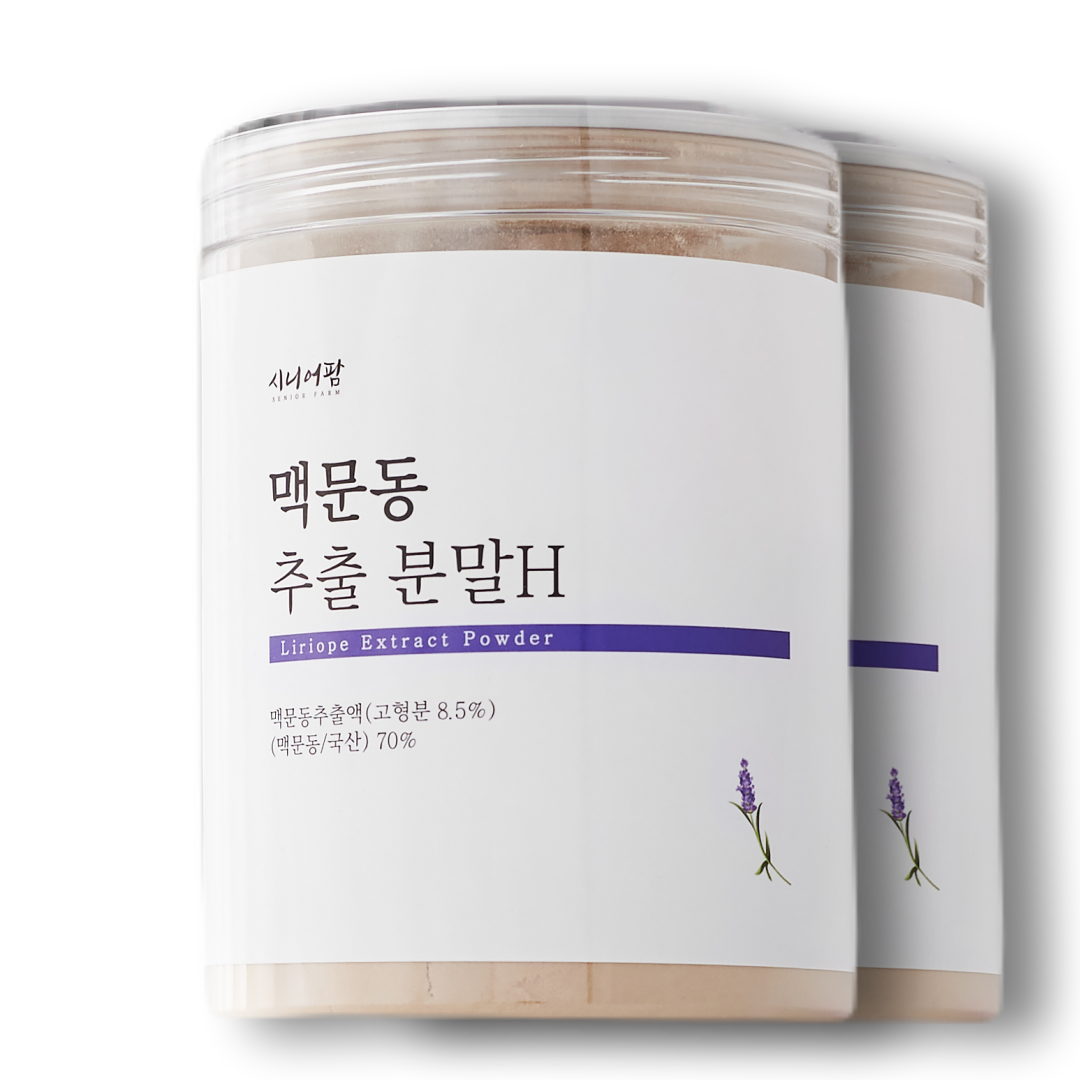 맥문동 가루 분말 추출 분말 3개월분 250g, 2개 - 상품 이미지