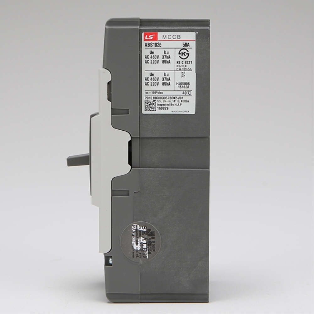 산업용 분전반 MCCB 배선차단기 ABS 102C 2P 50A 85kA LS일렉트릭 - 상세 이미지 4