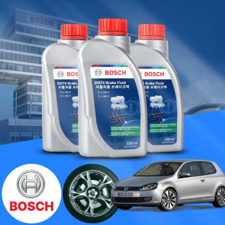 자체제작 폭스바겐 골프 6세대 2.0TDI (CFF) 보쉬 정품 고성능 DOT4 브레이크오일 1L