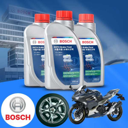 자체제작 닌자 400 ABS 보쉬 바이크 호환 DOT4 브레이크오일 1L