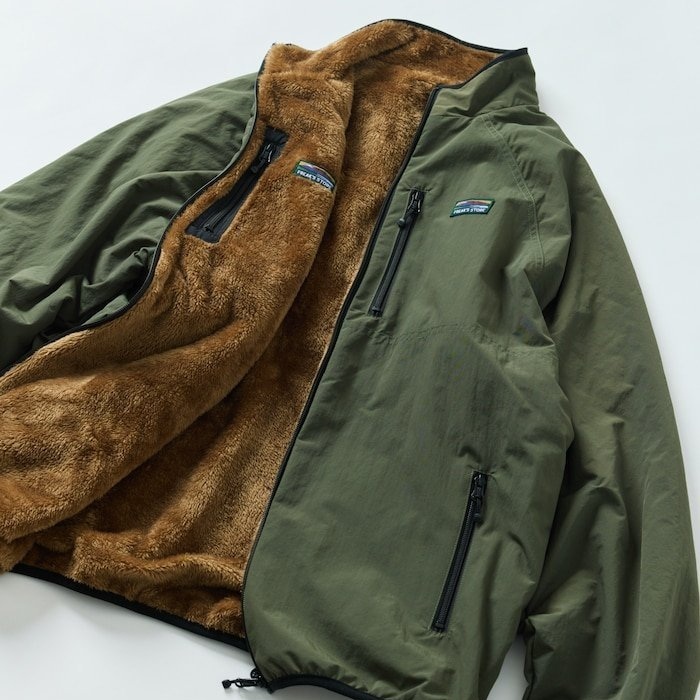 프릭스스토어 릴렉스핏 플리스 리버시블 블루종 남성 자켓 25FW NAVY S - 상세 이미지 4