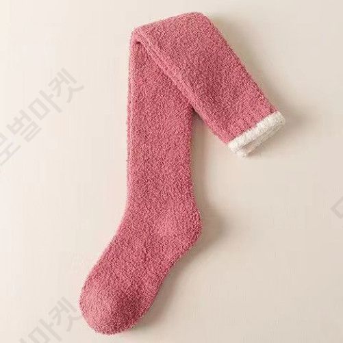 롱수면양말 양털 무압박 빅사이즈 2종세트 남녀공용 보온 - 상세 이미지 4