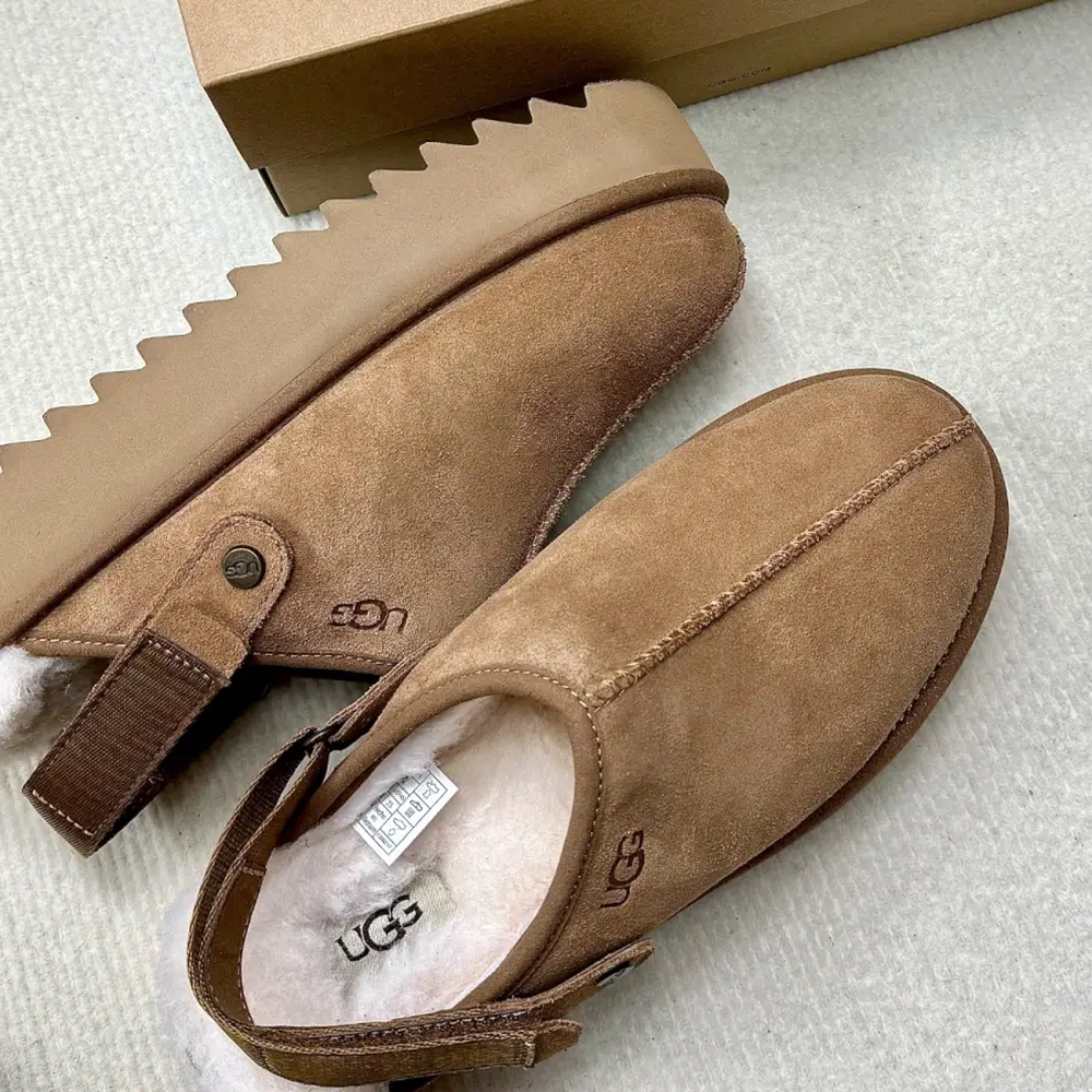 미국 UGG W 라나 클로그 플랫폼 여성 키높이 슬리퍼 1166734-CHE - 상품 이미지
