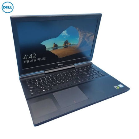 [중고]DELL i7 HQ RAM 16GB GTX 1050Ti 15.6인치 초고화질 게이밍 노트북