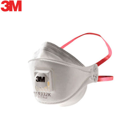 3M 인터쇼퍼 방진마스크 9332K 공사현장용마스크 정밀작업용