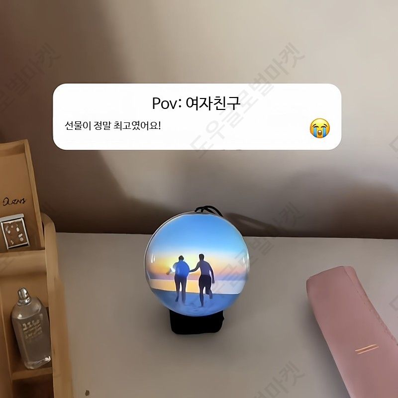 기억구슬 라이브사진 수정구슬 USB 고화질 4K 영상 - 상세 이미지 3