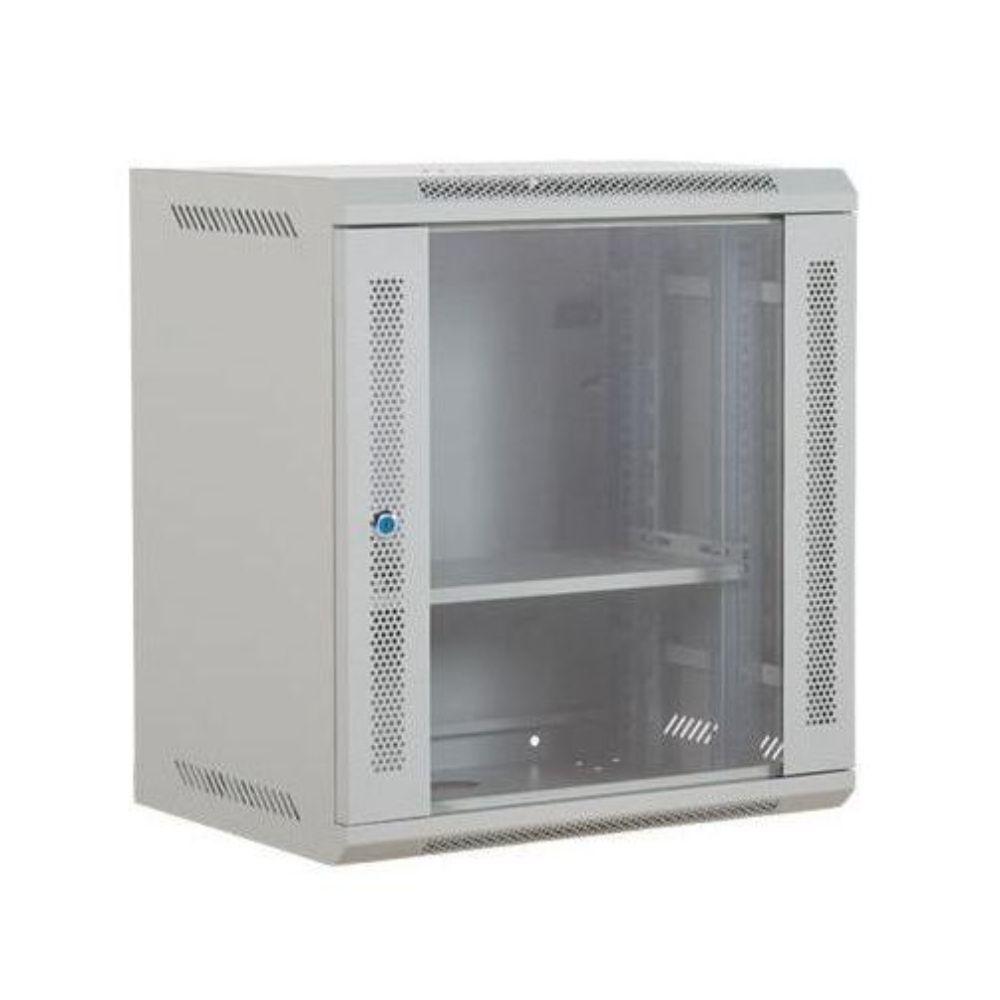 CCTV랙 보관함 탈부착 함체 시건장치 후면 실내 라우터 12U 후면문 55x40x60cm 블랙 - 상품 이미지
