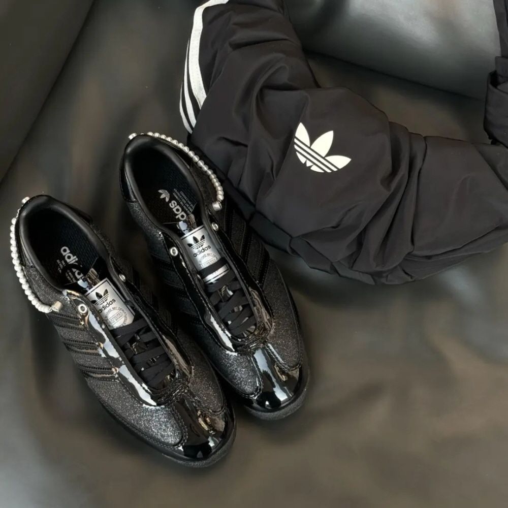 아디다스 SL 72 Patent Pearls Black Shine Silver JQ2615 - 상세 이미지 5