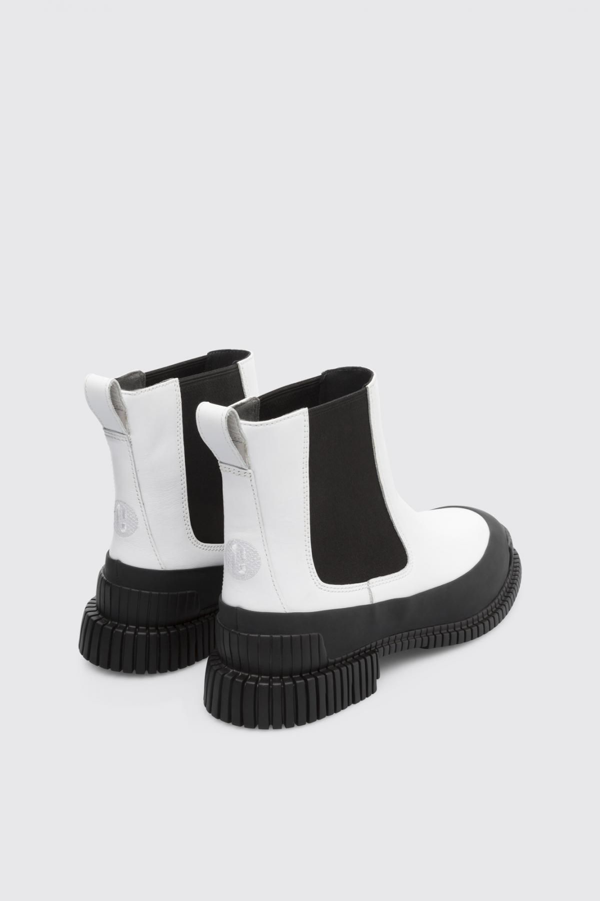 캠퍼 투톤 가죽 앵클부츠 여성 Pix K400304-005 MULTICOLOR - 상세 이미지 3