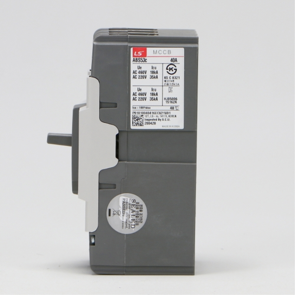산업용 Metasol MCCB 배선차단기 ABS 53C 3P 40A 35kA LS일렉트릭 - 상세 이미지 4