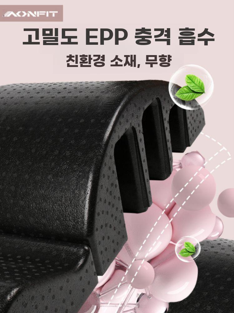 척추 자세 교정기 굽은등 스트레칭 보조기 필라테스 블랙 (300KG) - 상세 이미지 3