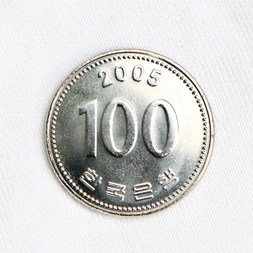한국은행 2005년 100주 미사용 낱개 알주화 - 메인 이미지