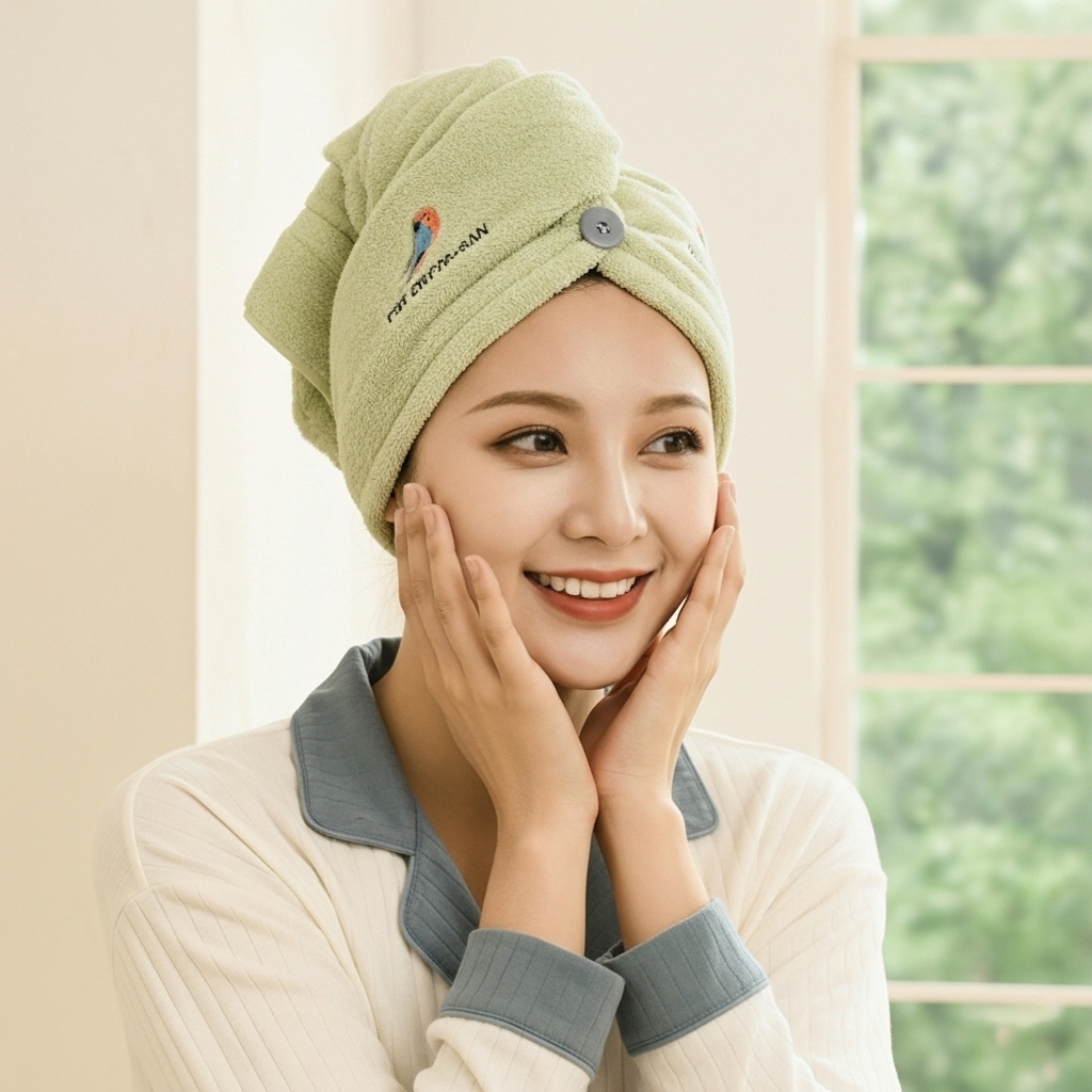 머리말리는수건 드라이타올 극세사 샤워터번 - 상세 이미지 3