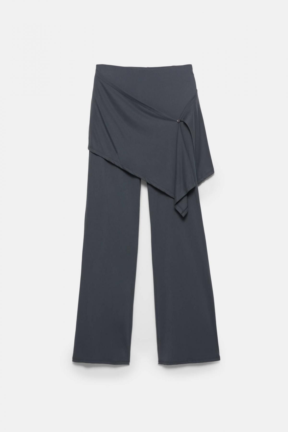 풀앤베어 테크니컬 플레어 사롱 팬츠 7674/355 GREY - 상품 이미지