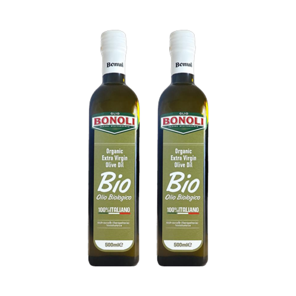 보노리 이탈리아 100% 유기농 냉압착 엑스트라버진 올리브오일 500ml, 2개 - 상품 이미지