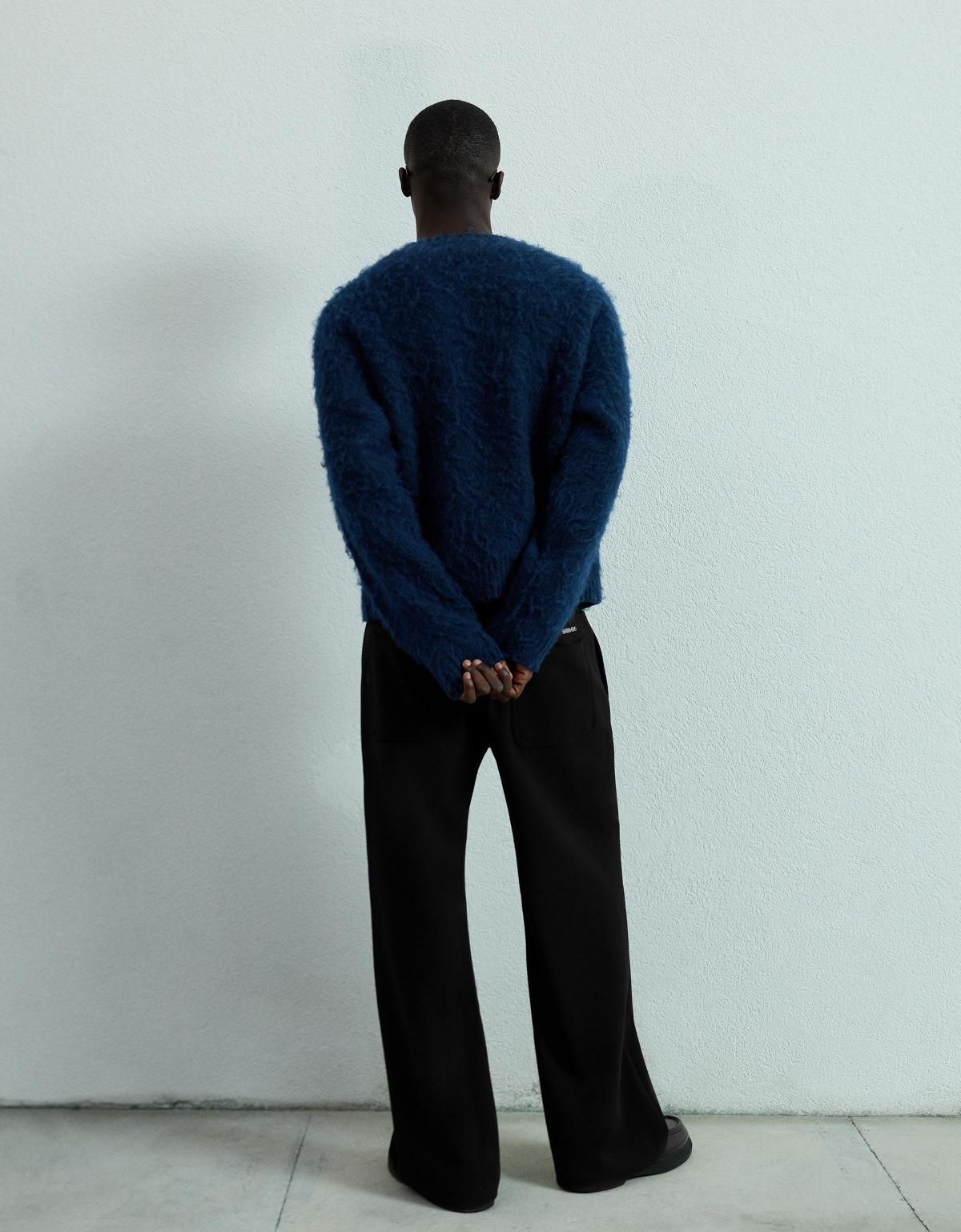 버쉬카 테일러드 플레어 와이드 팬츠 5436/759 BLACK - 상세 이미지 2