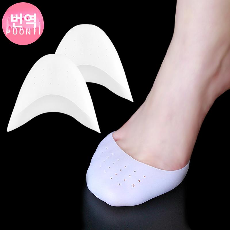 발레 하이힐 발가락 보호 실리콘 쿠션 패드 발끝 커버 발 보호대 - 상세 이미지 4