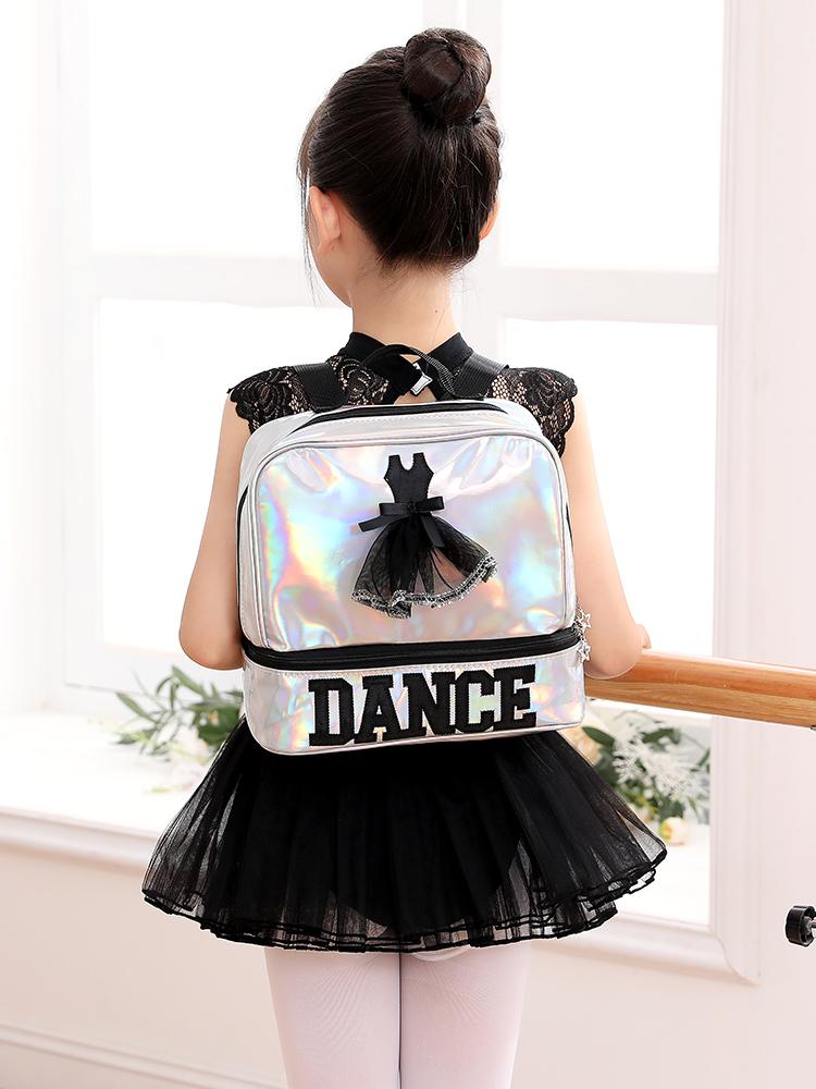 아동용 발레 가방 무용 수납 백팩 소녀용 댄스 의상 보관