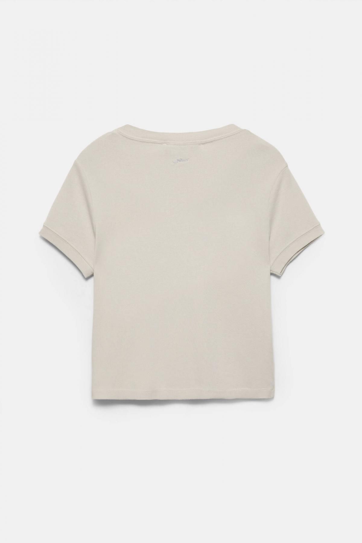 풀앤베어 STWD 그래픽 코튼 반팔 티셔츠 7153/381 PALE GREY - 상세 이미지 5
