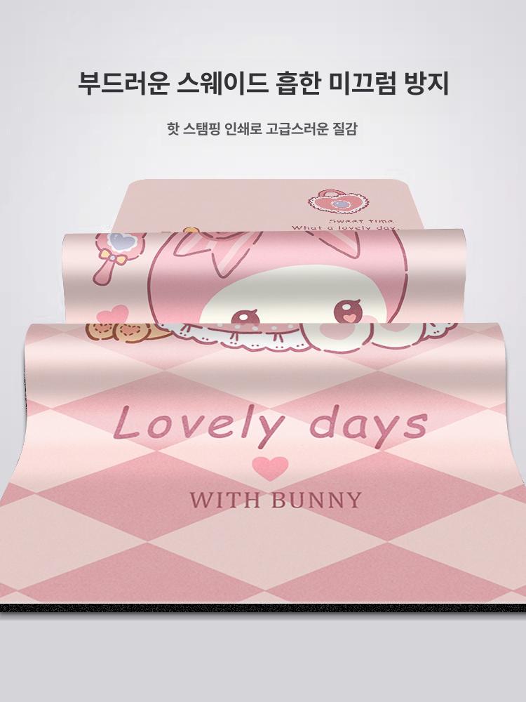 여아용 두꺼운 미끄럼방지 방음 매트 충격흡수 홈트레이닝 운동 - 상세 이미지 3