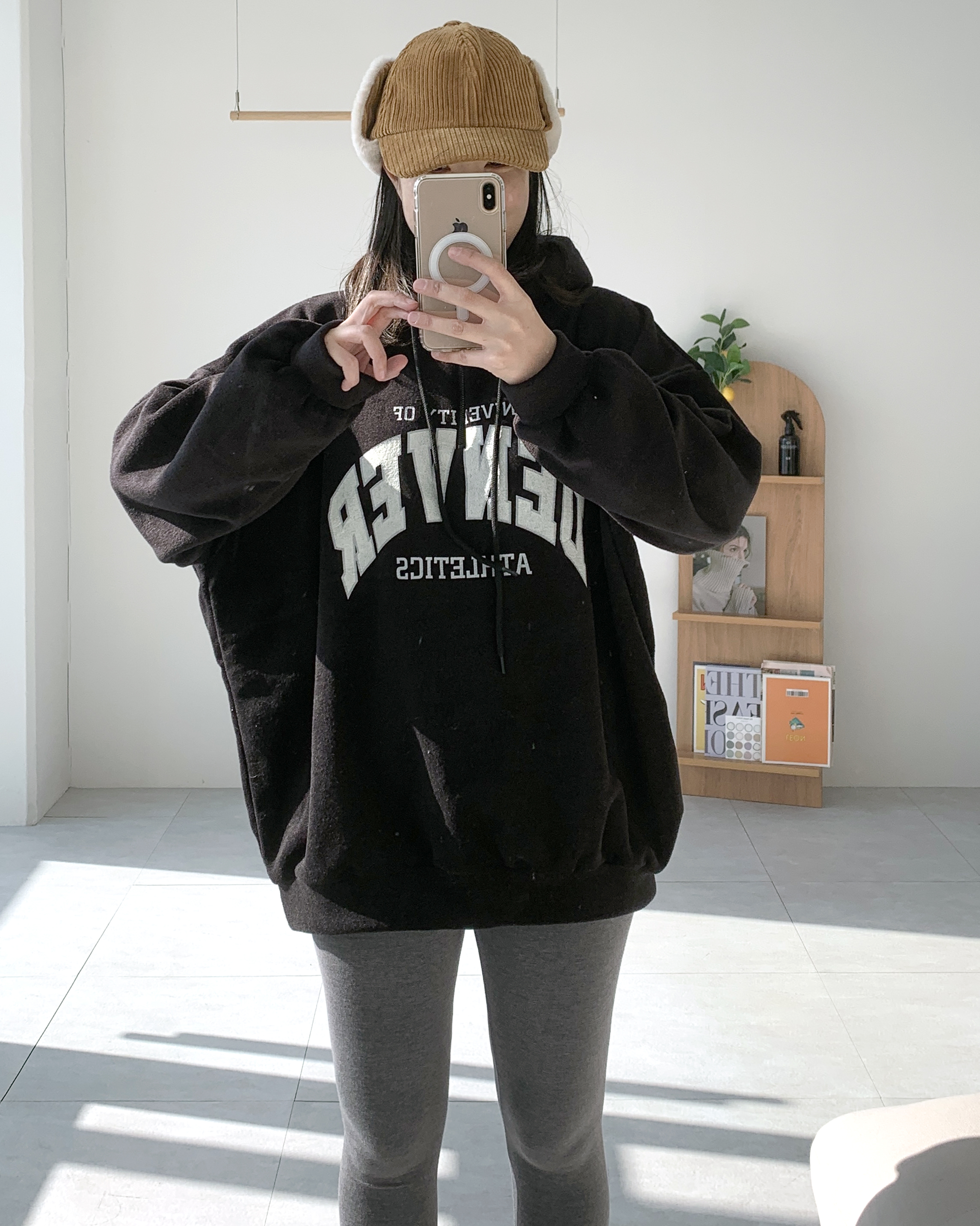 덴버 후리스 아노락 빅사이즈 후드티 이미지 8