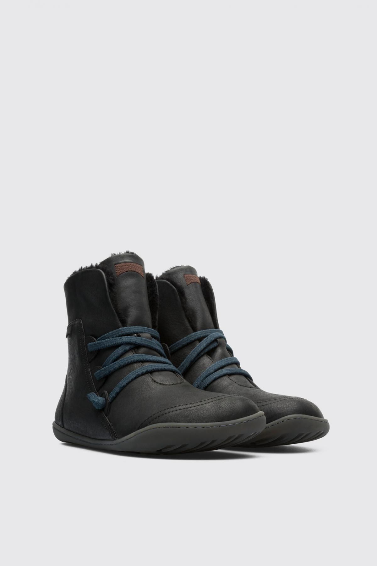 캠퍼 베어풋 컴포트 앵클부츠 여성 Peu 46477-043 BLACK - 상세 이미지 2