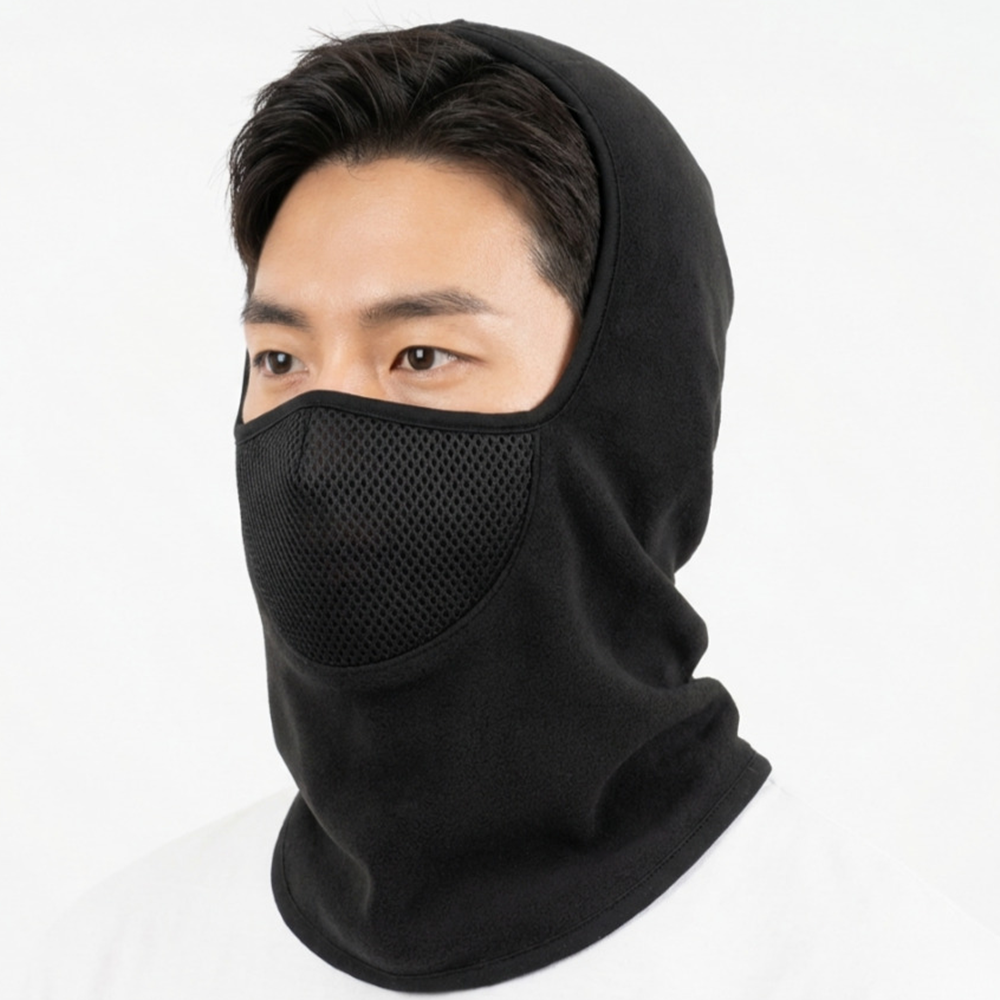 겨울 테니스 운동 기모 마스크 바라클라바 메쉬 넥워머 올인원 방한용품 동호회 - 상세 이미지 4