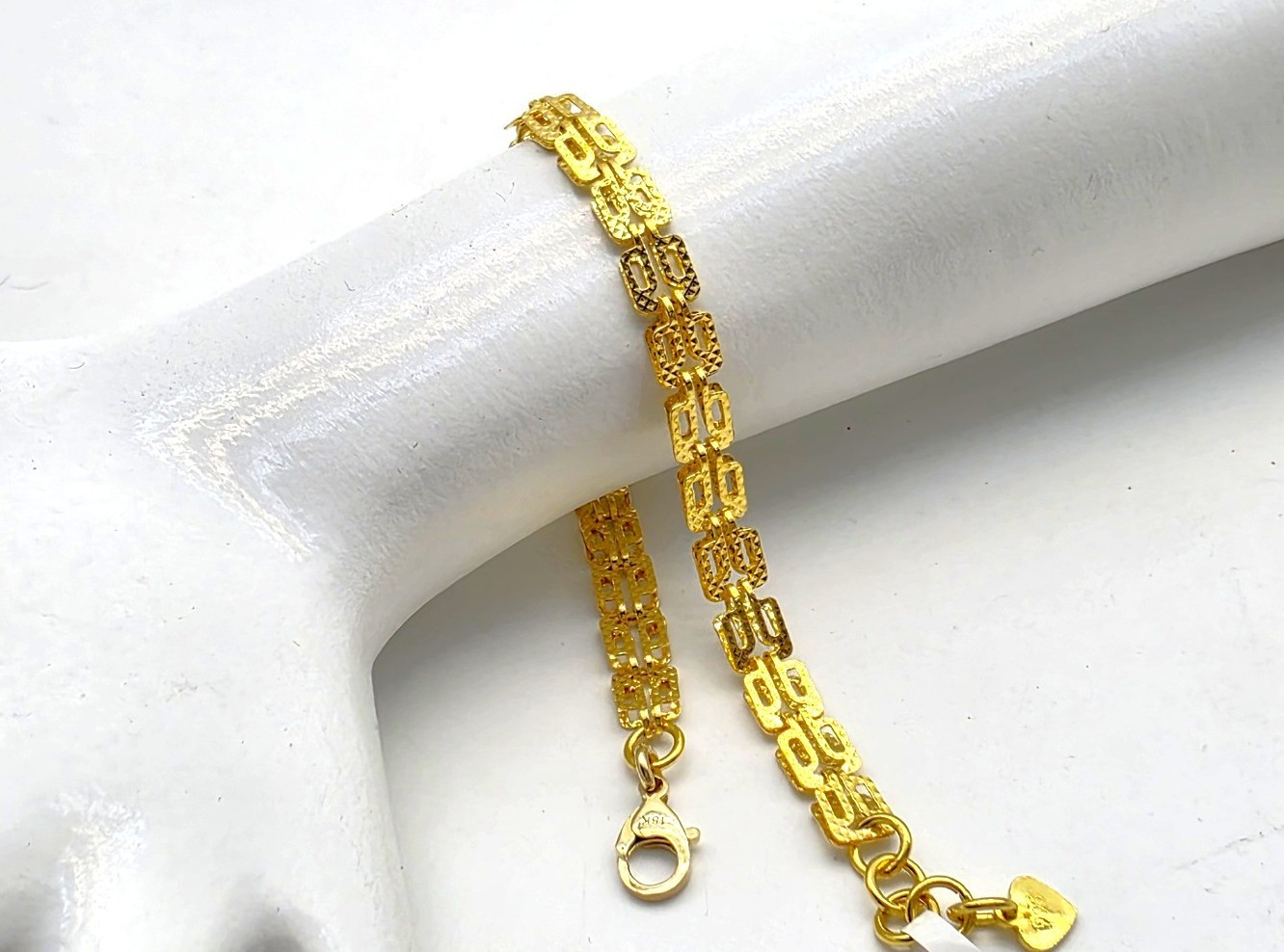24K 순금 7.5g(2) 셀레스트 팔찌(18K 연결고리 장식) - 상세 이미지 4