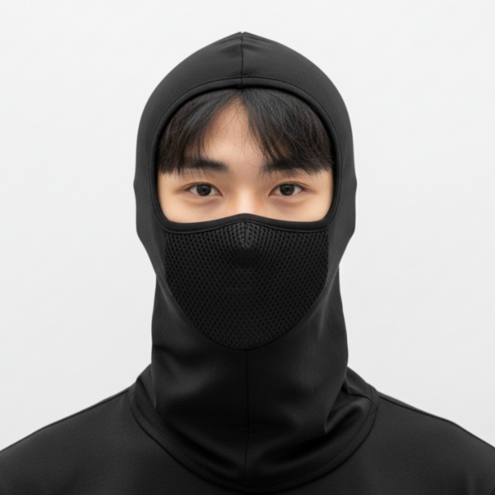 겨울 테니스 운동 기모 마스크 바라클라바 메쉬 넥워머 올인원 방한용품 동호회 이미지 7