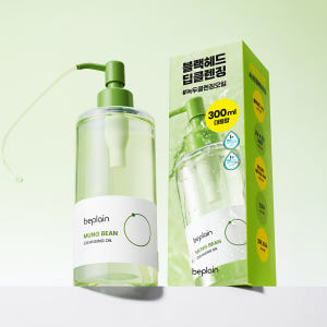 [네이버단독][대용량] 비플레인 녹두 클렌징 오일 300ml, 1개 솔직 후기 | 피부 타입별 분석 - 상품 이미지 1