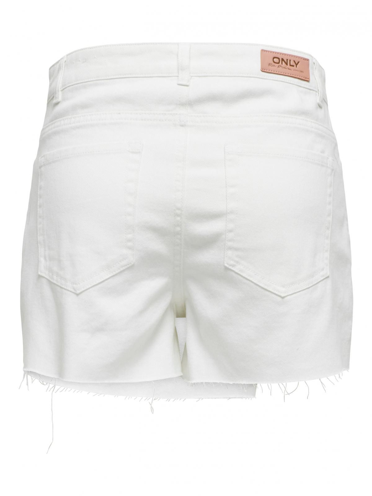 온리 화이트 데님 미니 스커트 벨트루프 15227220_2206 WHITE / WHITE - 상세 이미지 4