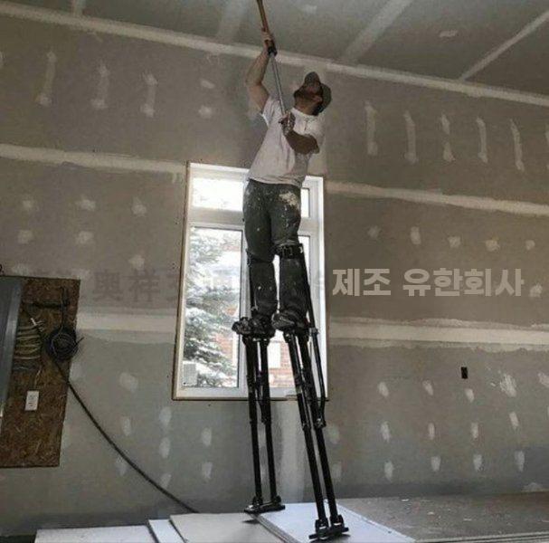 작업 사다리 보조 키높이다리 발판 무대 공연 도배 건설 높이 조절 38-60cm - 상세 이미지 4