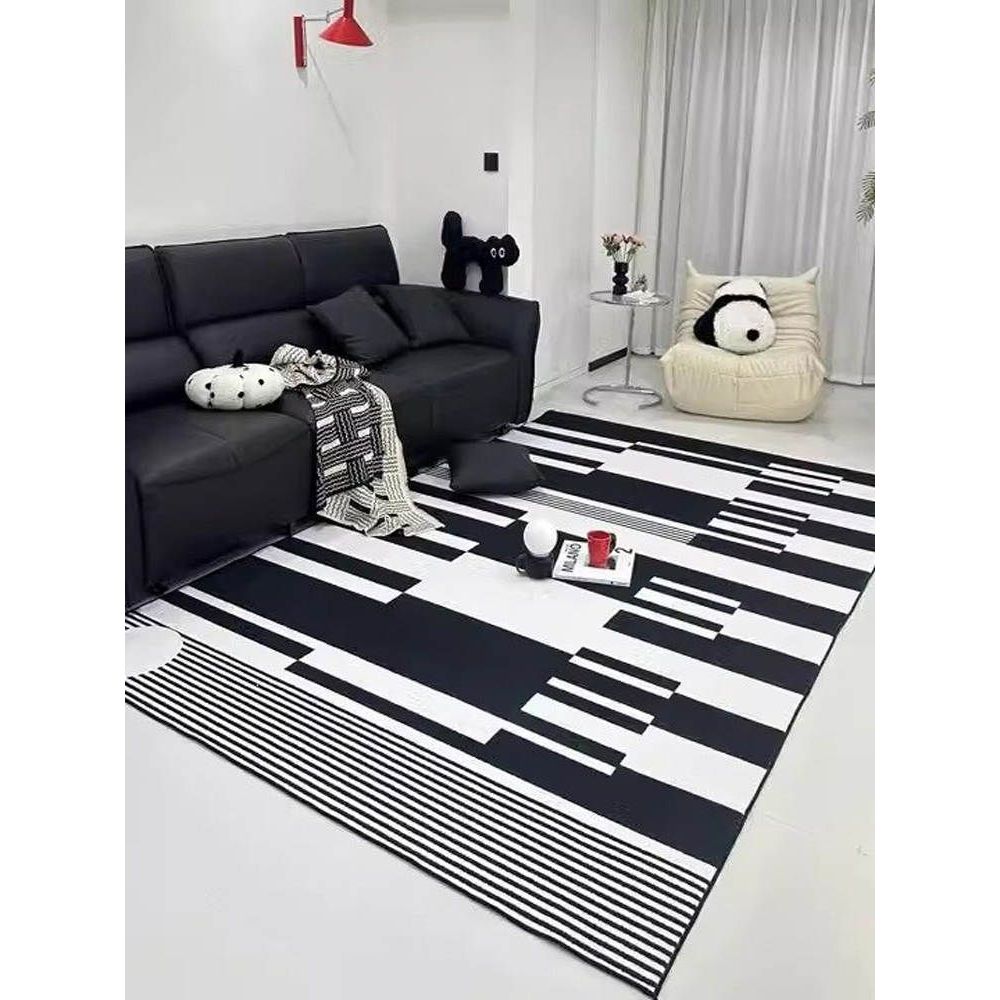 거실 카페트 디자인 인테리어 방수 미끄럼방지 카펫 원형 패턴 200x340cm - 상품 이미지