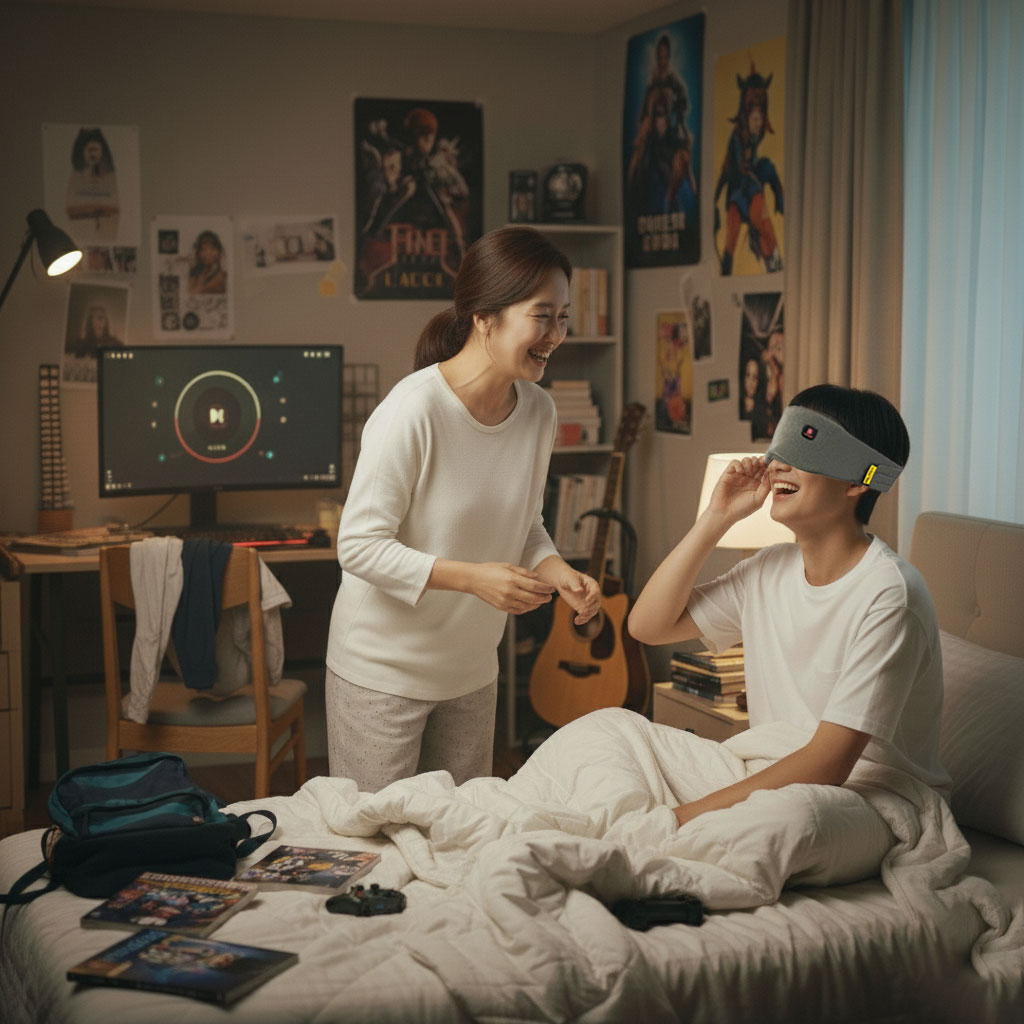 벨런코 무선 온열안대 눈찜질기 충전식 눈마사지기 수면 암막 찜질팩 WHEM001 - 상세 이미지 5