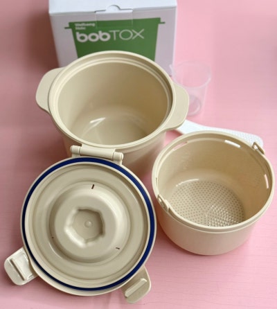 밥톡스 BOBTOX 국내특허 저당질 저당밥솥 전자레인지 용기 당뇨 다이어트 이미지 6