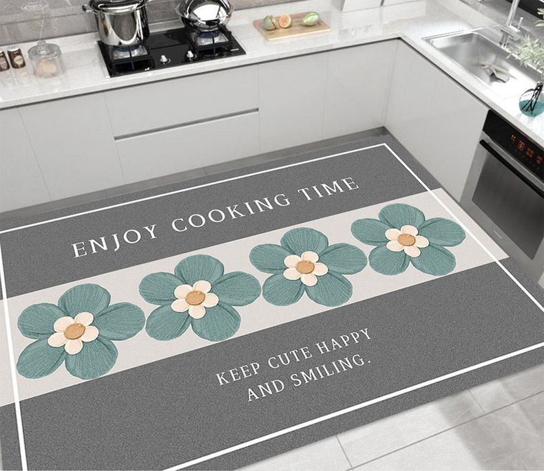 싱크대 발매트 주방 바닥 패드 대형 PVC 먼지 방지 A 60X200CM - 상세 이미지 3