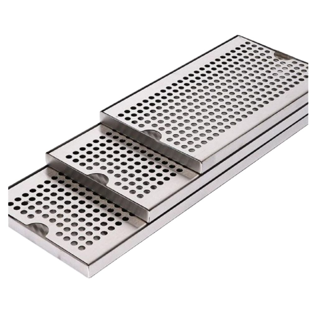 생맥주 배수 트레이 흘림 방지 받침대 음료 스테인리스 50x17.5x1.5cm - 상품 이미지