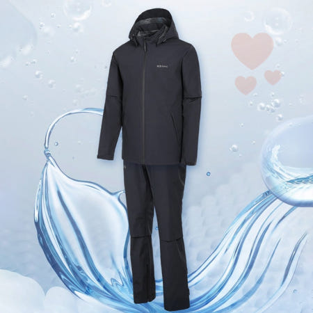 [K2] 긴팔 탈부착가능 안전우의 비옷세트 작업용우비 작업우비 상하분리우의