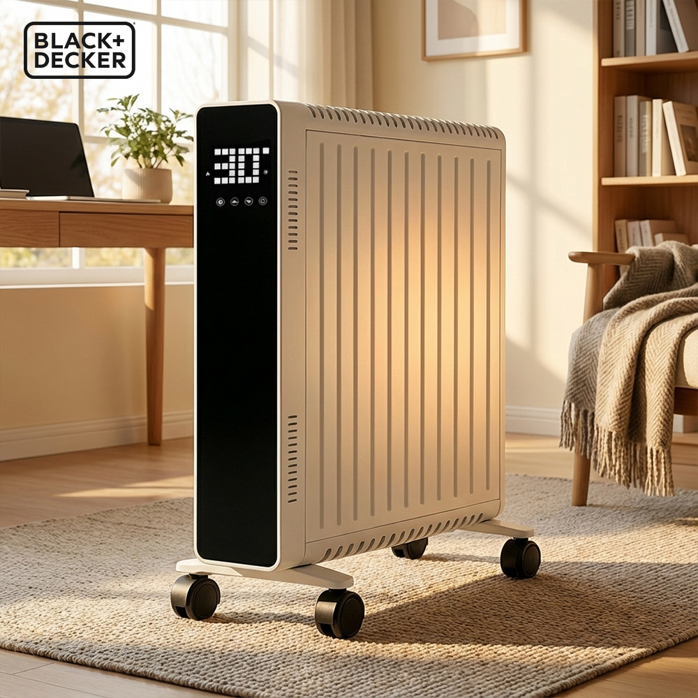 블랙앤데커 전기히터 온열기 가정용 난로 욕실 난방기 사무실 화장실 BXSH1250-A