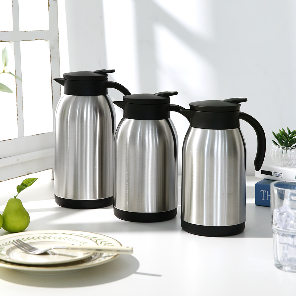 이중 보온보냉 진공 테이블팟 스틸써모 주전자 900ml - 상세 이미지 3