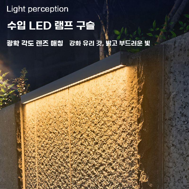 태양광 야외등 태양열 발전 야외 담장등 조경 램프 마당 173mm 웜라이트 - 상세 이미지 4