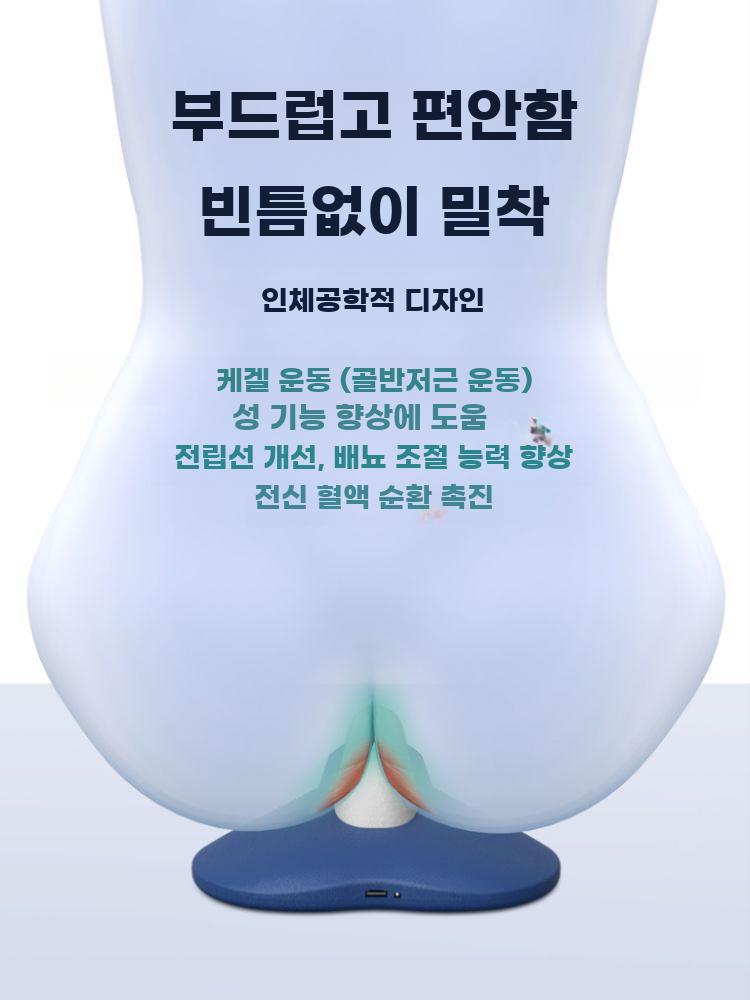 케겔운동 PC근육 마사지기 전기 근육 트레이너 코어 블루 USB - 상세 이미지 2