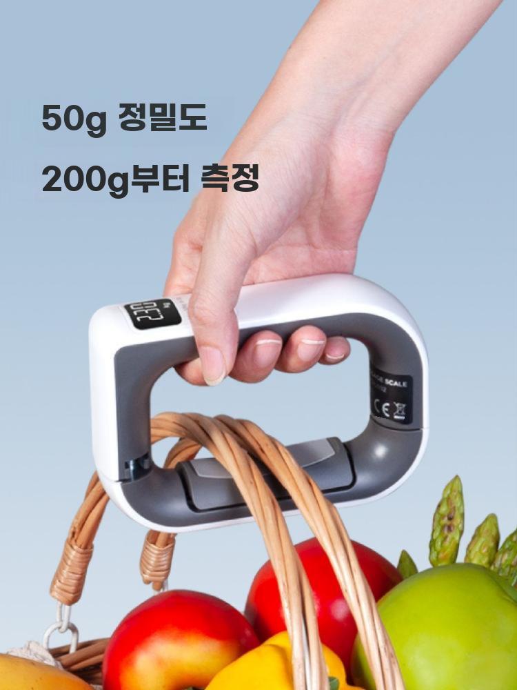 핸드 저울 디지털 휴대용 손저울 전자 무게 측정 수하물 - 상세 이미지 2