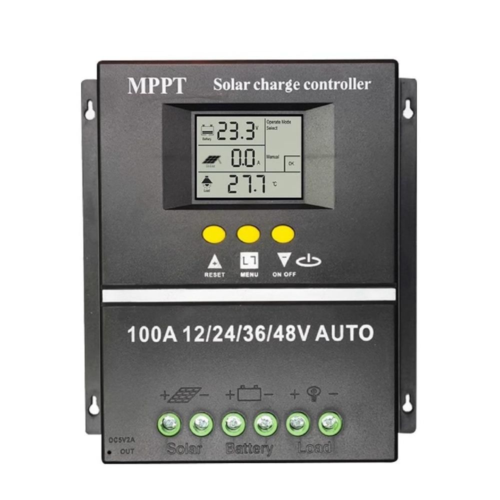 태양광 충전 컨트롤러 패널 제어기 자동 발전 모듈 MPPT 12V24V36V48V 60A - 상품 이미지