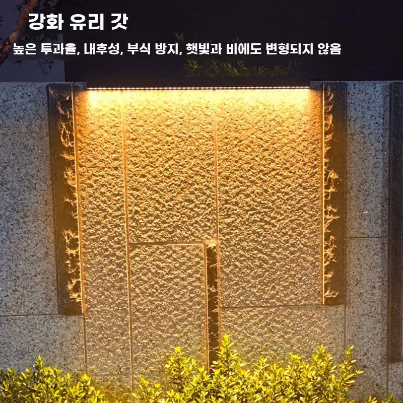 태양광 야외등 태양열 발전 야외 담장등 조경 램프 마당 173mm 웜라이트 - 상세 이미지 5